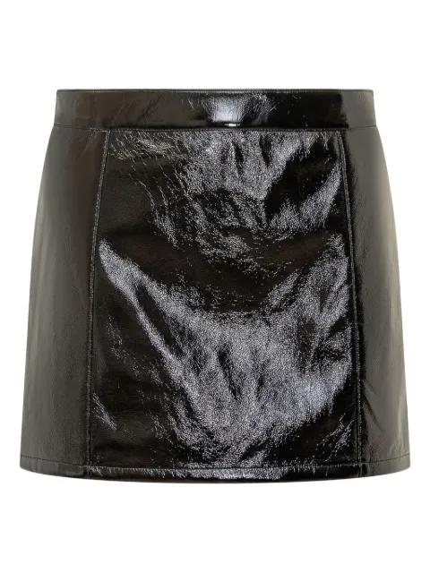 faux-patent mini skirt by MICHAEL KORS
