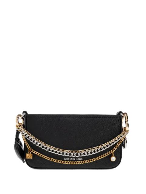 heart-charm leather tote bag by MICHAEL KORS