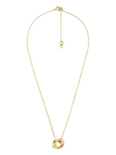 interlocking-circles rhinestone necklace by MICHAEL KORS