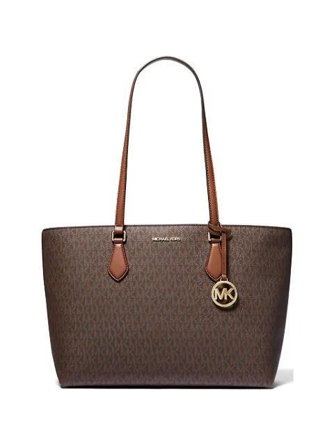 large Sheila monogram tote bag by MICHAEL KORS