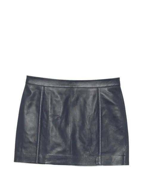 leather mini skirt by MICHAEL KORS