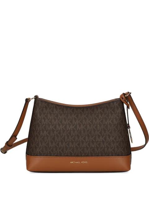 logo charm monogram cross body bag by MICHAEL KORS