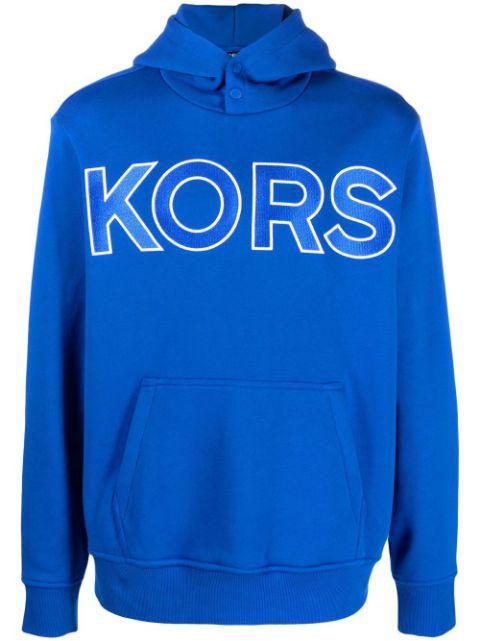 logo-embossed cotton hoodie by MICHAEL KORS