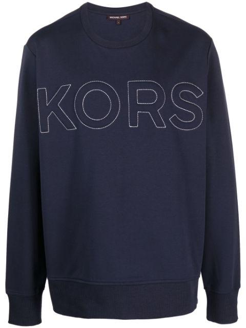 logo-embossed crew-neck sweatshirt by MICHAEL KORS