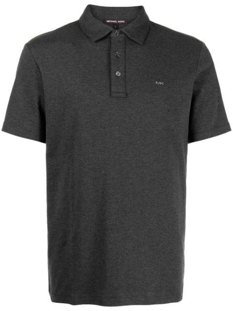 logo-embroidered cotton polo shirt by MICHAEL KORS