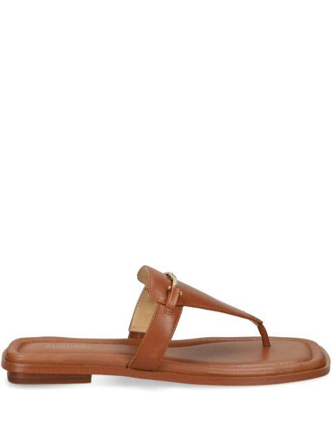 logo-plaque flip-flops by MICHAEL KORS