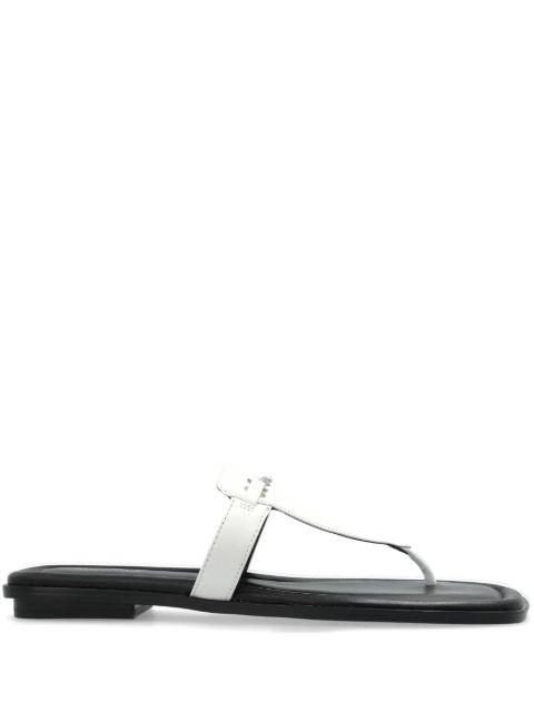 logo-plaque flip-flops by MICHAEL KORS