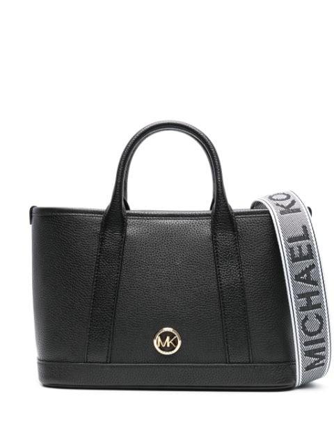 logo-plaque leather tote bag by MICHAEL KORS