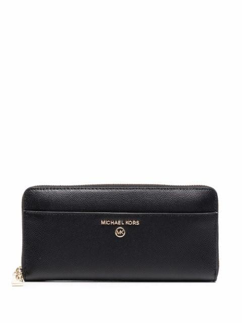 logo-plaque zip-up wallet by MICHAEL KORS