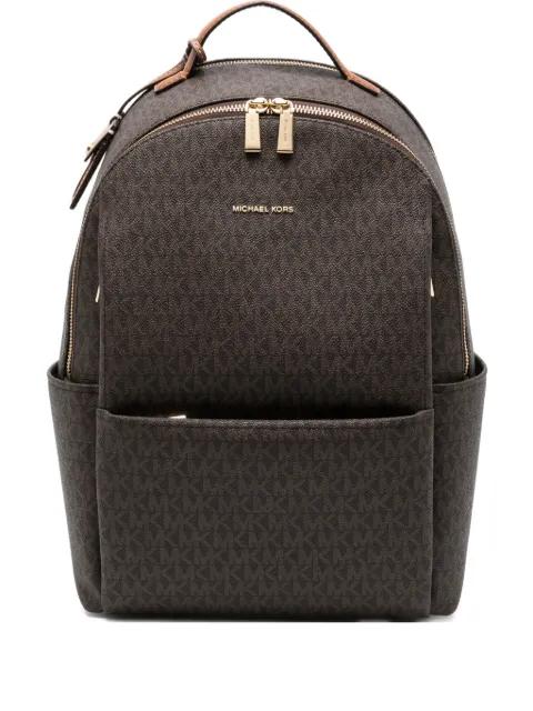 logo-print backpack by MICHAEL KORS