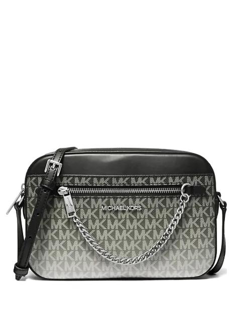 logo-print chain-link messenger bag by MICHAEL KORS