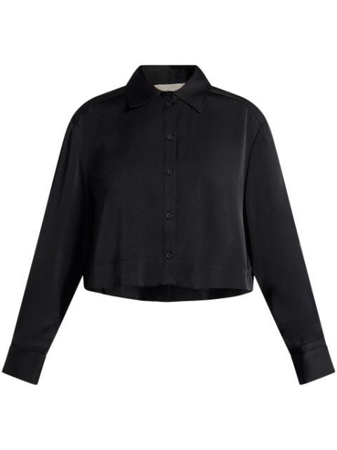 long-sleeved satin shirt by MICHAEL KORS