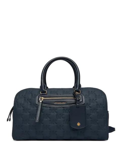 medium Jet Set Travel logo-embossed leather holdall by MICHAEL KORS