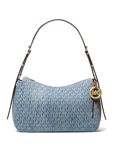 medium Nolita logo-charm shoulder bag by MICHAEL KORS