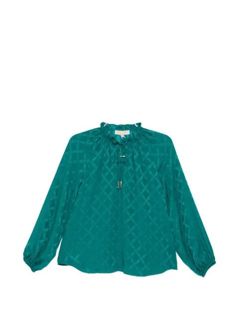 monogram blouse by MICHAEL KORS