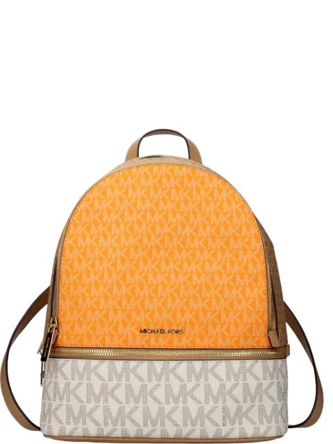 monogram colour-block backpack by MICHAEL KORS