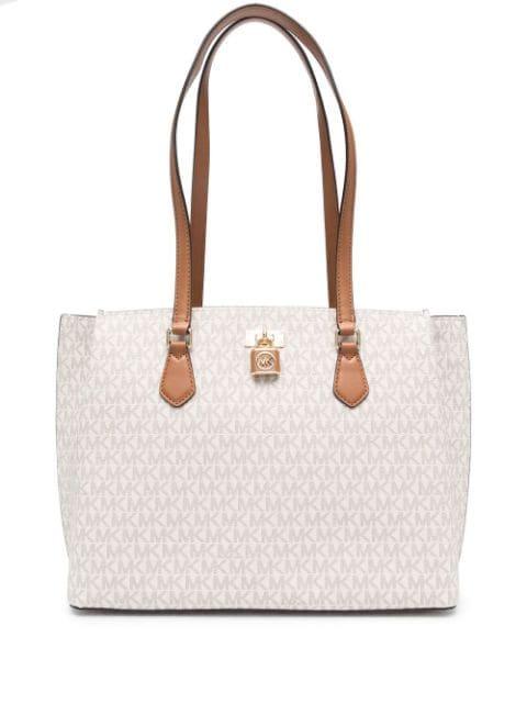 monogram-pattern large tote bag by MICHAEL KORS
