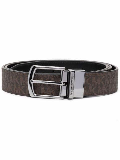 monogram print belt by MICHAEL KORS