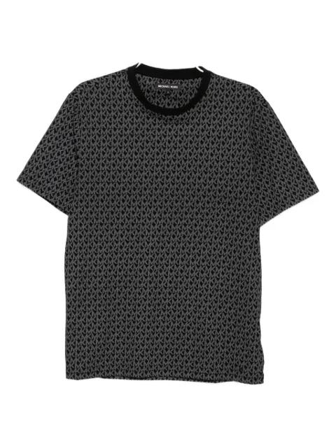 monogram-print cotton T-shirt by MICHAEL KORS