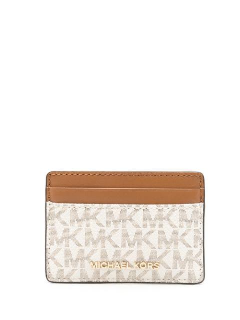 monogram-print faux-leather wallet by MICHAEL KORS