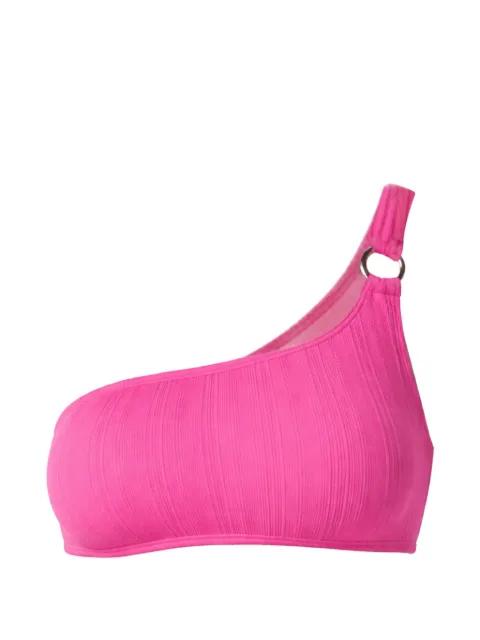one-shoulder ring bikini top by MICHAEL KORS