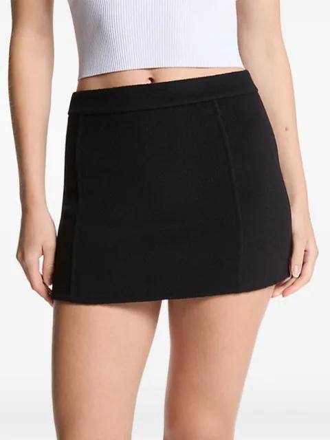 panelled wool mini skirt by MICHAEL KORS