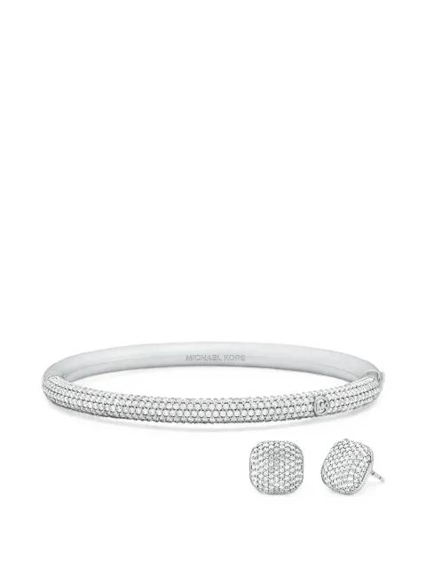 pavé-set crystal bracelet set by MICHAEL KORS