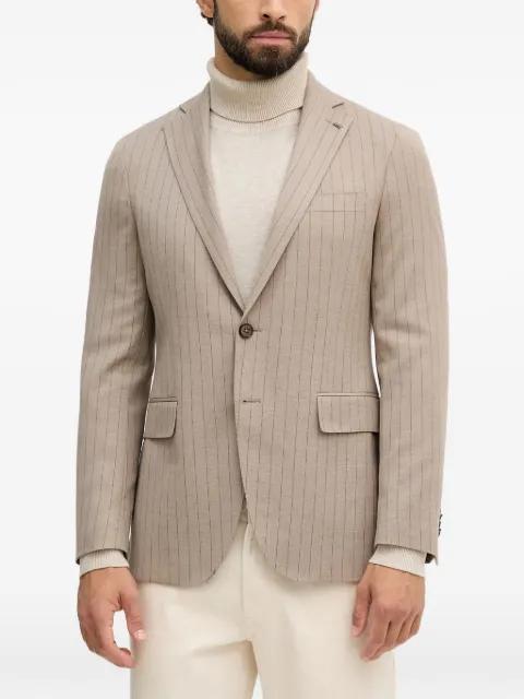 pinstripe single-breasted blazer by MICHAEL KORS
