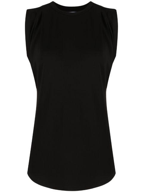 pleat-detailing tank top by MICHAEL KORS