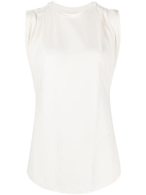 pleat-detailing tank top by MICHAEL KORS