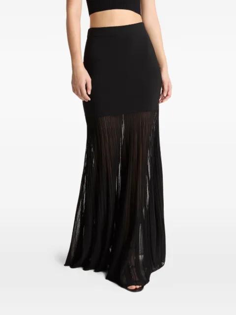 pleated ribbed skirt by MICHAEL KORS