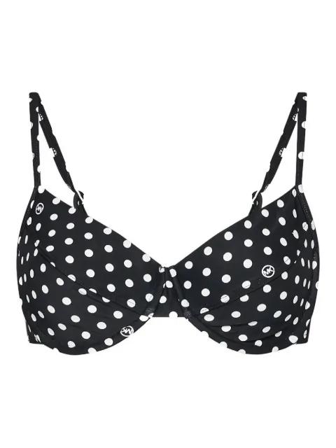 polka-dot belted bikini by MICHAEL KORS