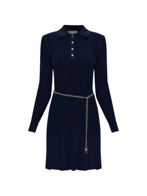 polo-collar mini dress by MICHAEL KORS