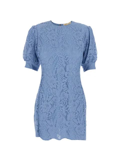 puff-sleeve lace dress by MICHAEL KORS