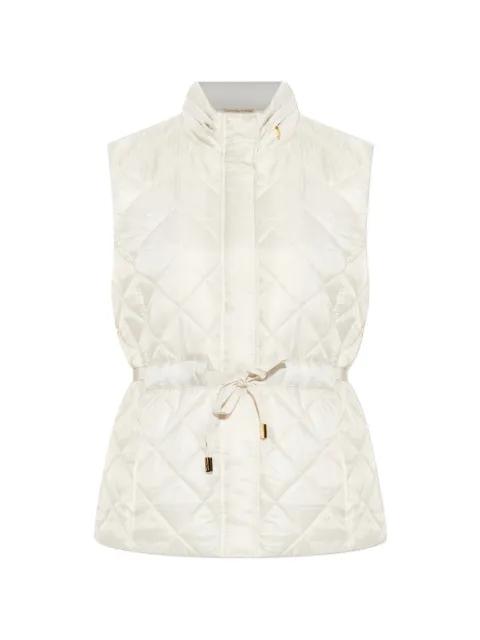 quilted tie-waist gilet by MICHAEL KORS