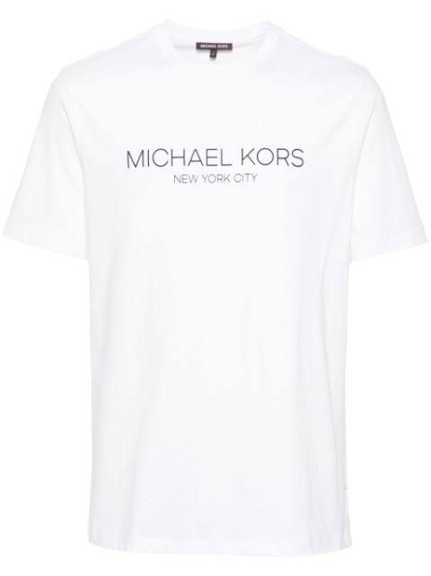 raised-logo cotton T-shirt by MICHAEL KORS