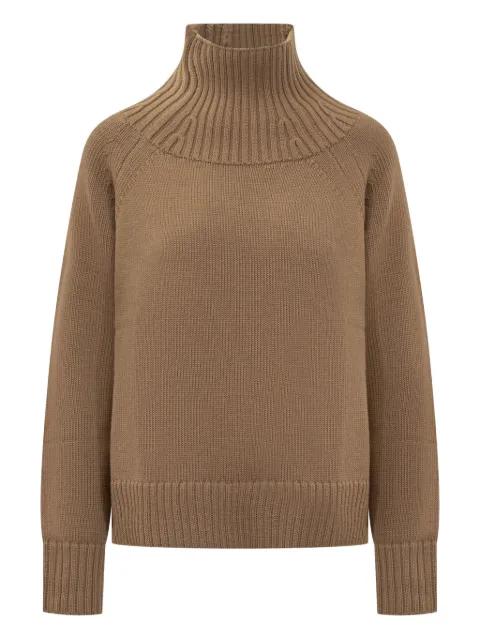 ribbed funnel-neck sweater by MICHAEL KORS