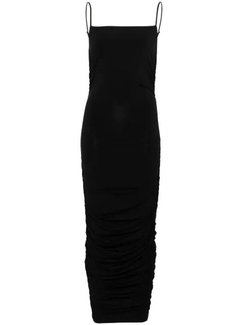 ruched jersey midi dress by MICHAEL KORS