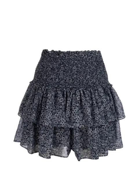 ruffled floral-pattern skirt by MICHAEL KORS