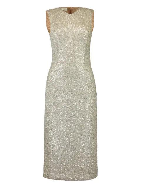 sequin sheath midi dress by MICHAEL KORS
