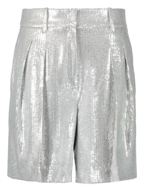 sequinned tailored shorts by MICHAEL KORS