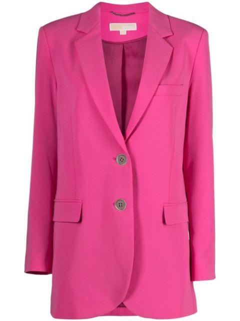 single-breasted wool blazer by MICHAEL KORS