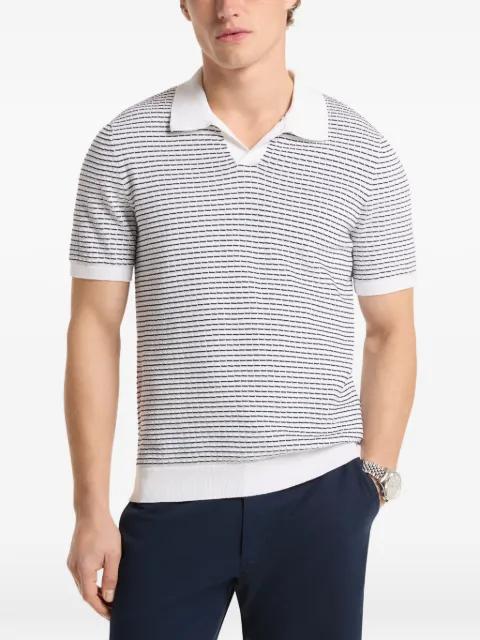 stripe-pattern polo shirt by MICHAEL KORS