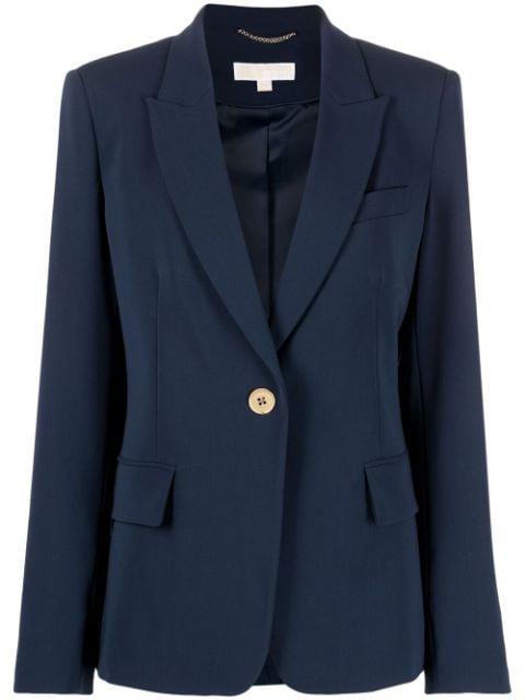 tailored double crêpe blazer by MICHAEL KORS