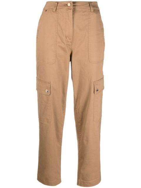 tapered organic cotton cargo trousers by MICHAEL KORS