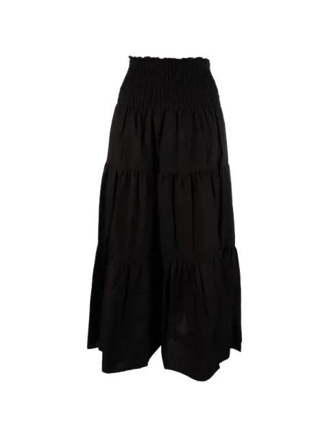 tiered shirred skirt by MICHAEL KORS