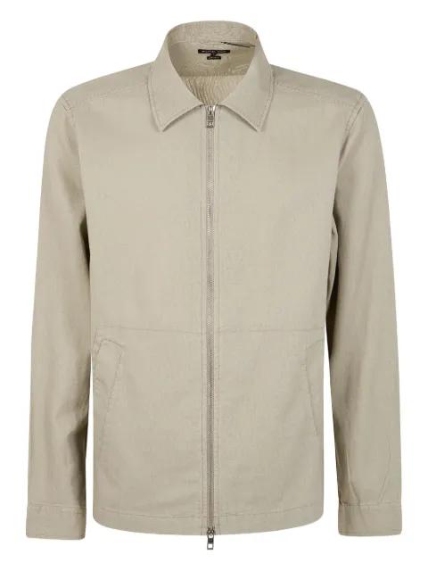 zip-up shirt jacket by MICHAEL KORS