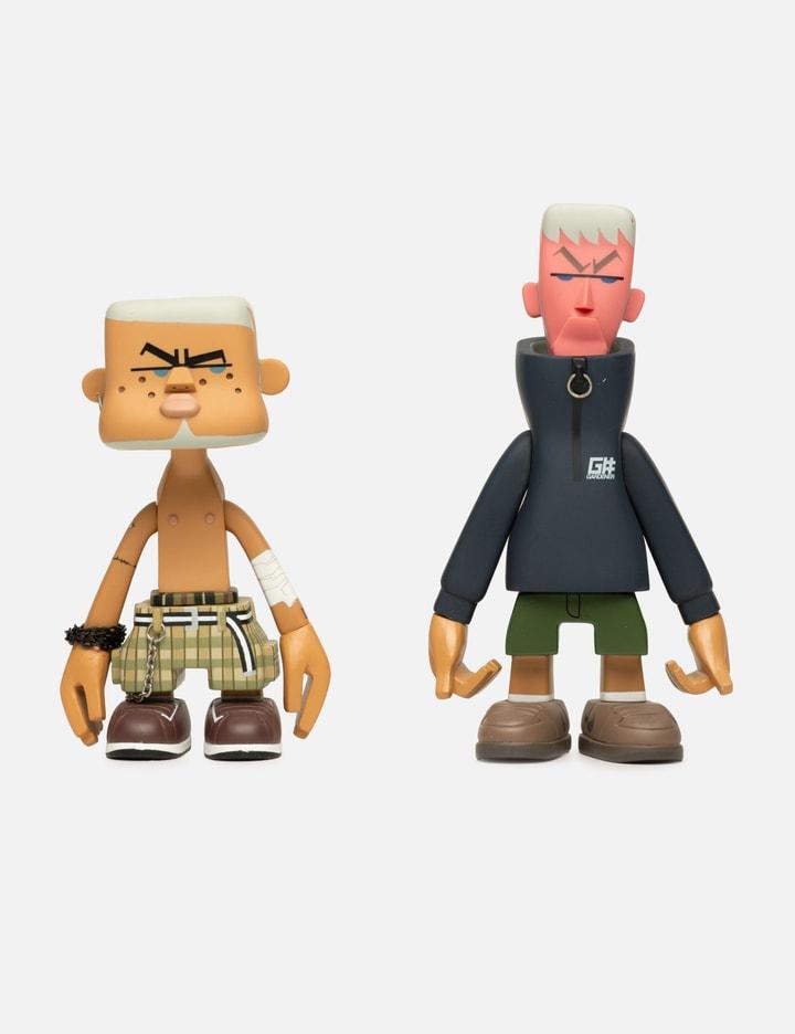 Crazysmiles Square Gardener 6" Vinyl Figure Set by MICHAEL LAU