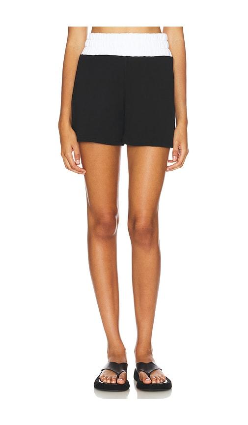Michael Lauren Kallis Boxer Short in Black by MICHAEL LAUREN