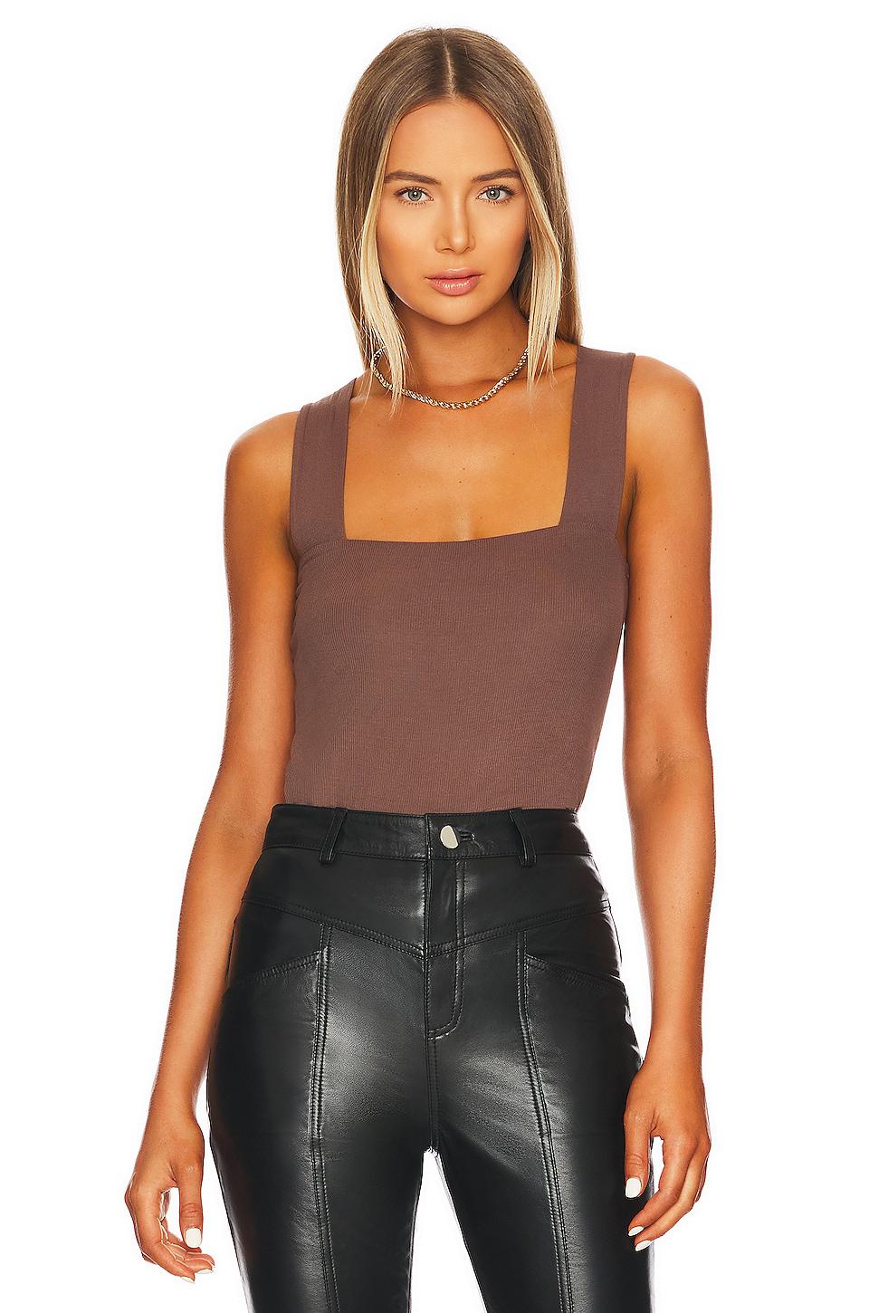 Michael Lauren Marco Tank in Chocolate by MICHAEL LAUREN
